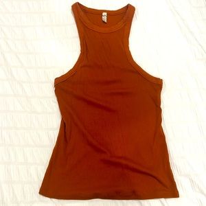 Rust orange tank top